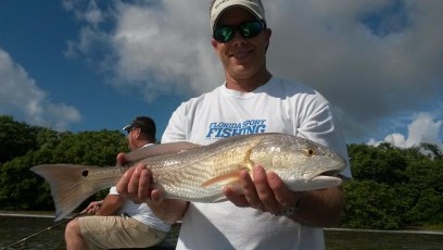 Mike caught this Flamingo redfish to complete his Slam.