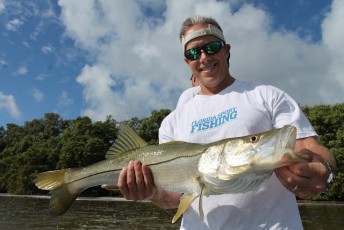 Mike with a solid Flamingo Snook.